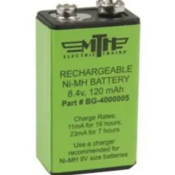 MTH 50-1008 Ni-MH 8.4 Volt 120 mAh Rechargeable Proto-Sound Battery - Model Train Junction: Quality Parts and Art Supplies