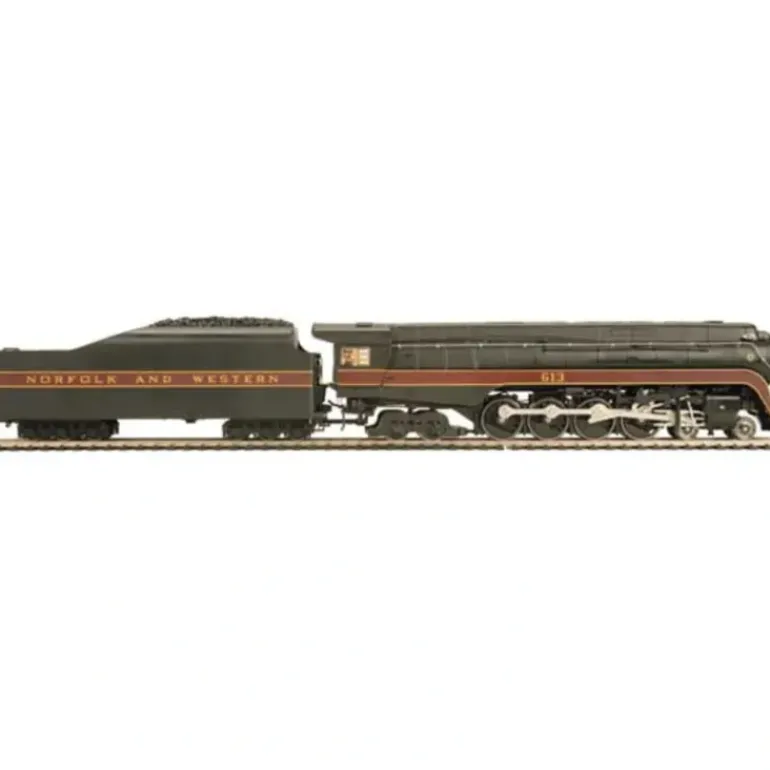 MTH 80-3145-1 Norfolk & Western HO Scale J Class 4-8-4 #613 w/PS 3.0 - Model Train Junction: Quality Parts and Art Supplies