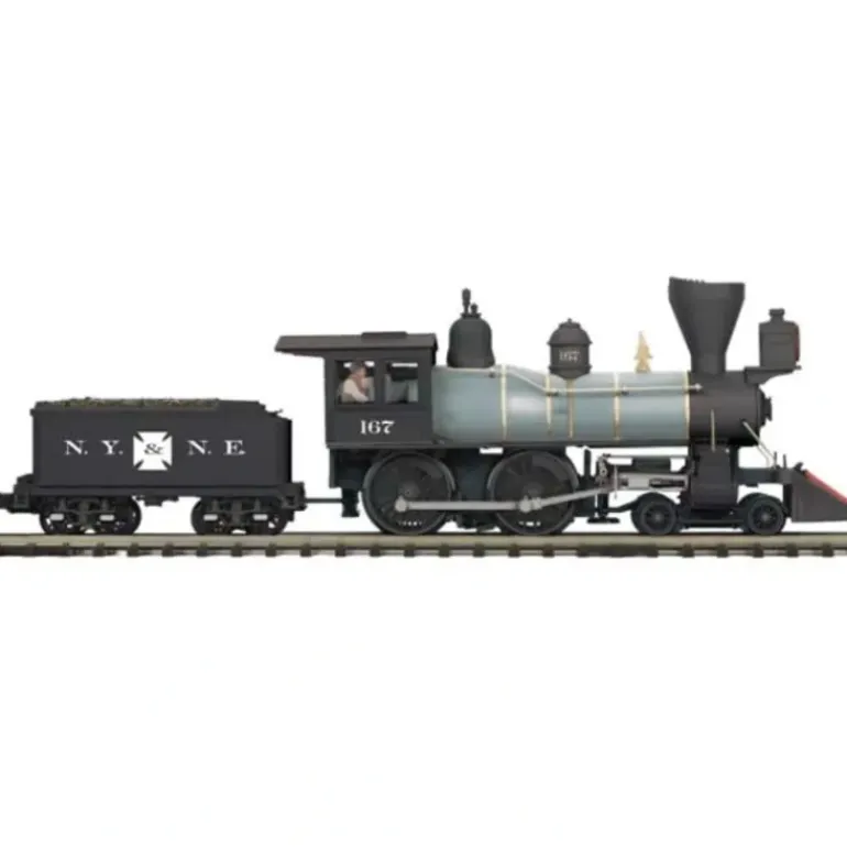 MTH 20-3392-1 NY&NE 4-4-0 American Steam Engine w/PS3 (Hi-Rail Wheels) #167 - Model Train Junction: Quality Parts and Art Supplies