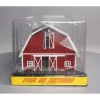 MTH 30-90407 O Assembled Red Barn w/Green Roof - Model Train Junction: Quality Parts and Art Supplies