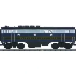 MTH 20-2058-3 O Baltimore & Ohio EMD F3 B-Unit Non-Powered Diesel Engine LN/Box - Model Train Junction: Quality Parts and Art Supplies