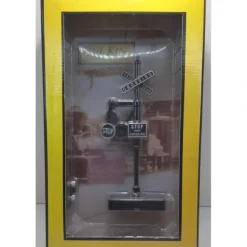 MTH 30-1093 O Black Base W/White Lettering Operating Banjo Signal #140 Die Cast - Model Train Junction: Quality Parts and Art Supplies