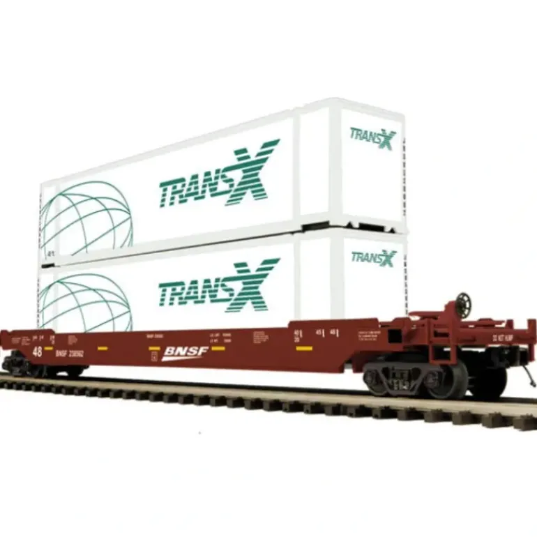 MTH 20-95093 O BNSF Husky Stack Car #668375 - Model Train Junction: Quality Parts and Art Supplies