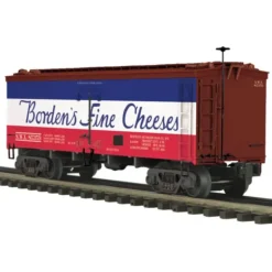 MTH 20-94360 O Borden's 36' Woodsided Reefer Car #85359 - Model Train Junction: Quality Parts and Art Supplies