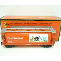 MTH 20-97686 O Budweiser 3-Bay Cylindrical Hopper #195925 - Model Train Junction: Quality Parts and Art Supplies