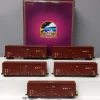 MTH 20-90411 O Burlington Northern Santa Fe 50' High Cube Box Car Set (Set of 6) - Model Train Junction: Quality Parts and Art Supplies