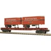 MTH 20-98752 O CB&Q Flat Car w/2 Pup Trailers - Model Train Junction: Quality Parts and Art Supplies