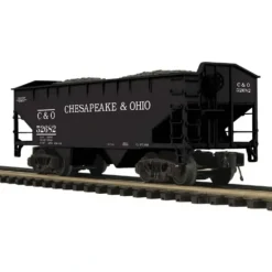 MTH 20-97696 O Chesapeake & Ohio 2-Bay Offset Hopper Car #52682 - Model Train Junction: Quality Parts and Art Supplies