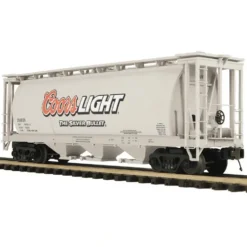 MTH 20-97684 O Coors Light 3-Bay Cylindrical Hopper Car #200935 - Model Train Junction: Quality Parts and Art Supplies