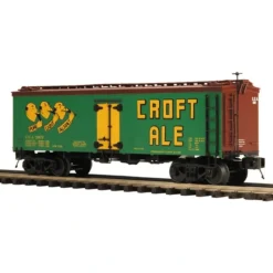 MTH 20-94332 O Croft Ale 36 Woodsided Reefer Car #3320 - Model Train Junction: Quality Parts and Art Supplies