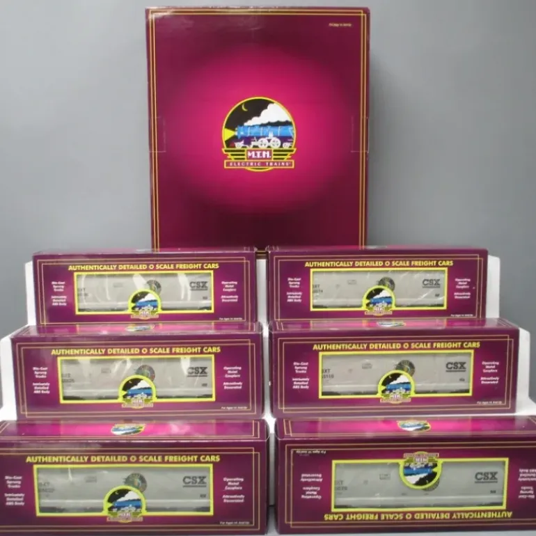 MTH 20-90437 O CSX 3-Bay Centerflow Hopper Car Set (Set of 6) - Model Train Junction: Quality Parts and Art Supplies