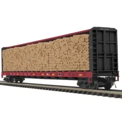 MTH 20-98848 O CSX Center Beam Flat Car w/ Log Load #600709 LN/Box - Model Train Junction: Quality Parts and Art Supplies