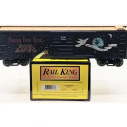 MTH 30-7460 O Gauge 2000 Happy New Year Boxcar - Model Train Junction: Quality Parts and Art Supplies