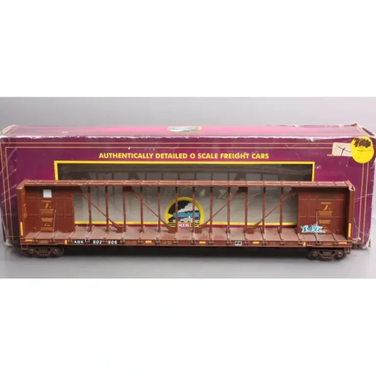 MTH 20-98212 O Gauge AOK Center I-Beam Flat Car #802906 - Custom VG/Box - Model Train Junction: Quality Parts and Art Supplies