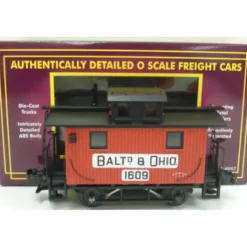 MTH 20-91208 O Gauge Baltimore & Ohio Lighted Bobber Caboose - Model Train Junction: Quality Parts and Art Supplies