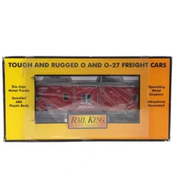 MTH 30-77272 O Gauge Burlington Northern Santa Fe Bay Window Caboose #11997 LN/Box - Model Train Junction: Quality Parts and Art Supplies