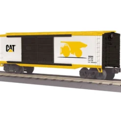 MTH 30-74610 O Gauge Caterpillar 40' Double Door Box Car #202010 - Model Train Junction: Quality Parts and Art Supplies