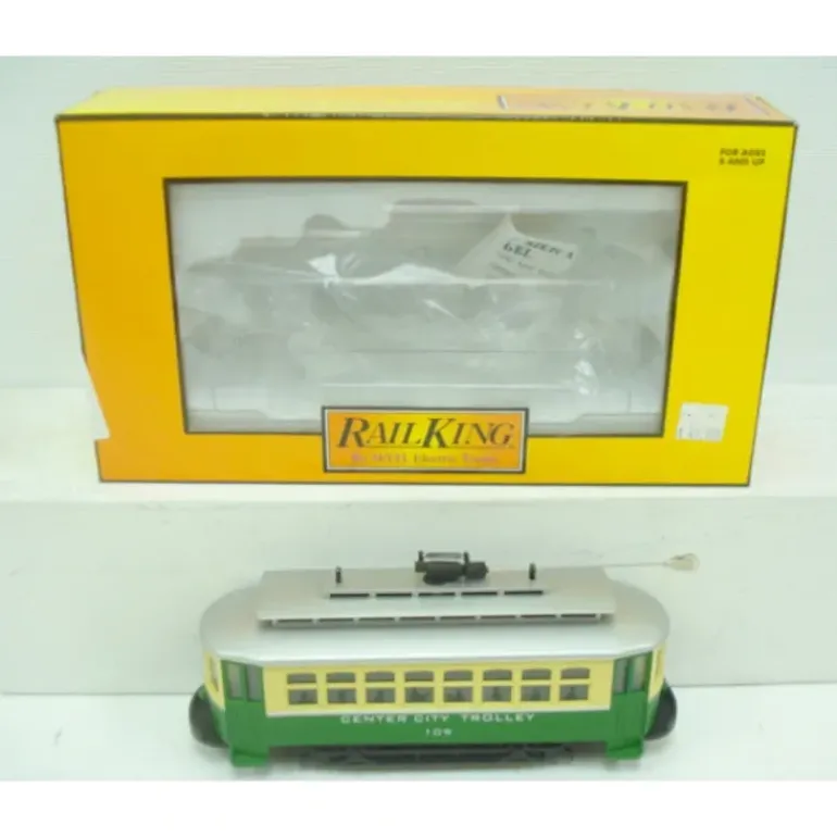 MTH 30-2545 O Gauge Center City Bump-n-Go Trolley - Model Train Junction: Quality Parts and Art Supplies