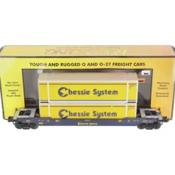 MTH 30-76394 O Gauge Chessie Husky Stack Car #252010 - Model Train Junction: Quality Parts and Art Supplies