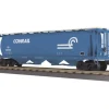 MTH 30-75374 O Gauge Conrail 4-Bay Cylindrical Hopper - Model Train Junction: Quality Parts and Art Supplies
