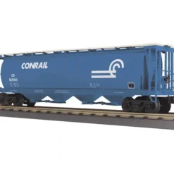 MTH 30-75374 O Gauge Conrail 4-Bay Cylindrical Hopper - Model Train Junction: Quality Parts and Art Supplies