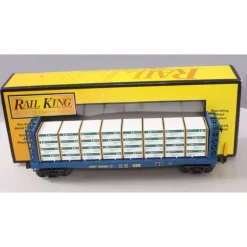 MTH 30-76344 O Gauge CSX Bulkhead Flatcar with Lumber Load #602483 - Model Train Junction: Quality Parts and Art Supplies