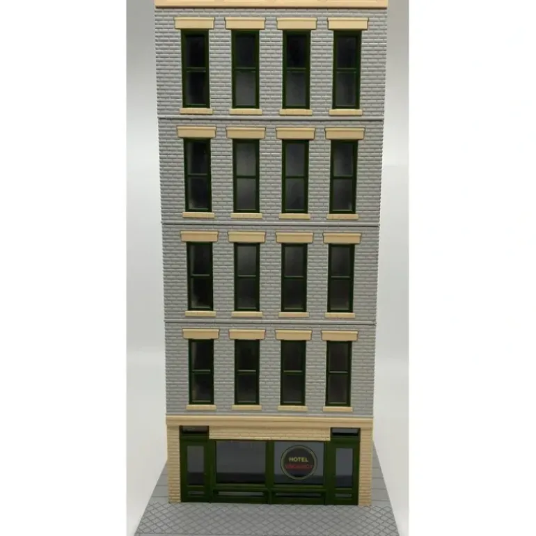 MTH 30-90237 O Gauge Frederick Ave 5-Story Hotel w/ Sign - Model Train Junction: Quality Parts and Art Supplies
