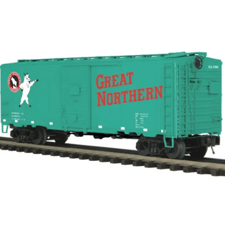 MTH 20-93420 O Gauge Great Northern 40 AAR Box Car #27068 - Model Train Junction: Quality Parts and Art Supplies