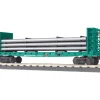 MTH 30-76317 O Gauge Great Northern Flat Car w/Bulkheads & Pipe Load - Model Train Junction: Quality Parts and Art Supplies