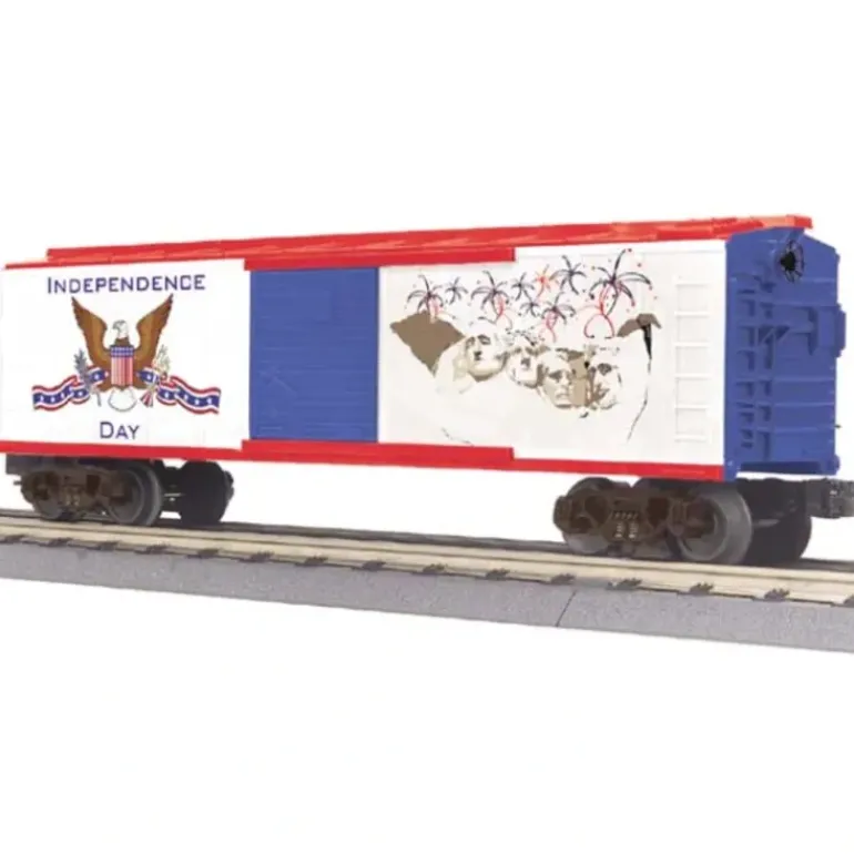 MTH 30-74535 O Gauge Happy 4th of July Boxcar - Model Train Junction: Quality Parts and Art Supplies