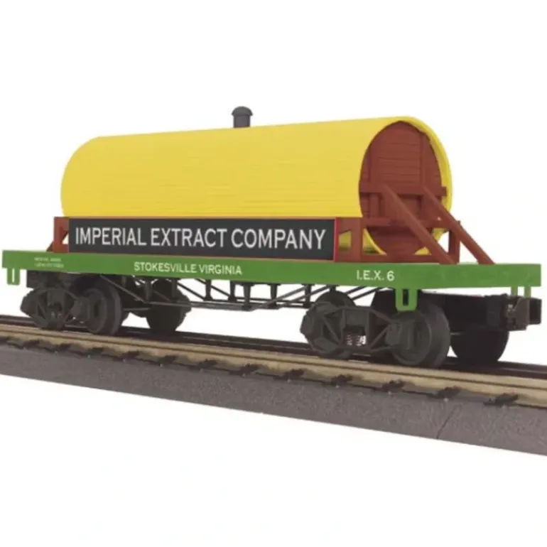 MTH 30-73316 O Gauge Imperial Extract Co. 19th Century Wooden Tank Car #6 - Model Train Junction: Quality Parts and Art Supplies