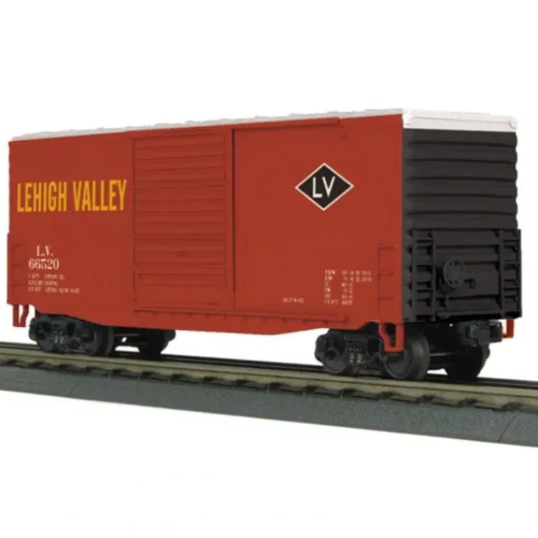 MTH 30-74517 O Gauge Lehigh Valley 40' High Cube Box Car #66520 - Model Train Junction: Quality Parts and Art Supplies