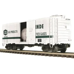 MTH 20-93410 O Gauge Linde Industrial Gases 40 AAR Box Tank Car #3040 - Model Train Junction: Quality Parts and Art Supplies