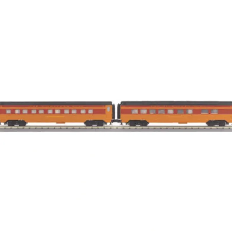 MTH 30-67195 O Gauge Milwaukee 2-Car 60' Streamlined Sleeper/Diner - Model Train Junction: Quality Parts and Art Supplies