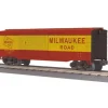 MTH 30-74593 O Gauge Milwaukee Road 40' Double Door Box Car #16496 - Model Train Junction: Quality Parts and Art Supplies