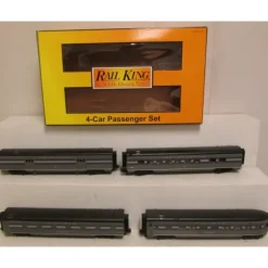 MTH 30-67344 O Gauge New York Central 60' Streamlined 4-Car Passenger Set - Model Train Junction: Quality Parts and Art Supplies