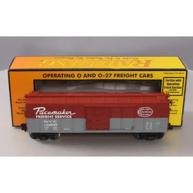 MTH 30-79016 O Gauge NYC Operating Boxcar #174942 with Signal Man NIB - Model Train Junction: Quality Parts and Art Supplies