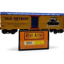 MTH 30-78080 O Gauge Old Detroit Red Lager Modern Reefer - Model Train Junction: Quality Parts and Art Supplies