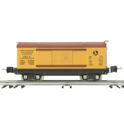 MTH 11-70026 O Gauge Orange/Brown Box Car #2814 - Model Train Junction: Quality Parts and Art Supplies