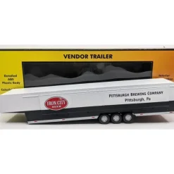 MTH 30-50050 O Gauge Pittsburgh Brewing Co. Vendor Trailer - Model Train Junction: Quality Parts and Art Supplies