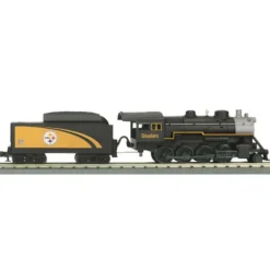 MTH 33-1026-1 O Gauge Pittsburgh Steelers 2-8-0 Steam Locomotive & Tender w PS2 - Model Train Junction: Quality Parts and Art Supplies