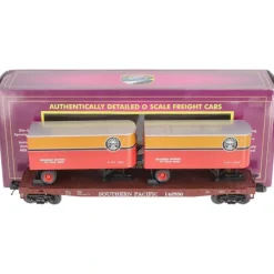 MTH 20-98601 O Gauge Southern Pacific Flat w/2 PUP Trailers - Model Train Junction: Quality Parts and Art Supplies