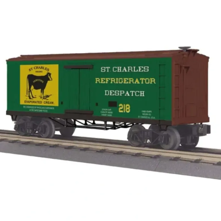 MTH 30-78113 O Gauge St. Charles Refrigerator Despatch 19th Century Reefer #218 - Model Train Junction: Quality Parts and Art Supplies