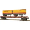 MTH 20-98602 O Gauge Union Pacific Flatcar w/2 PUP Trailers #53024 - Model Train Junction: Quality Parts and Art Supplies