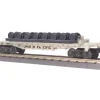 MTH 30-76365 O Gauge Union Pacific RailKing Flat Car with Wheel Set #90934 - Model Train Junction: Quality Parts and Art Supplies