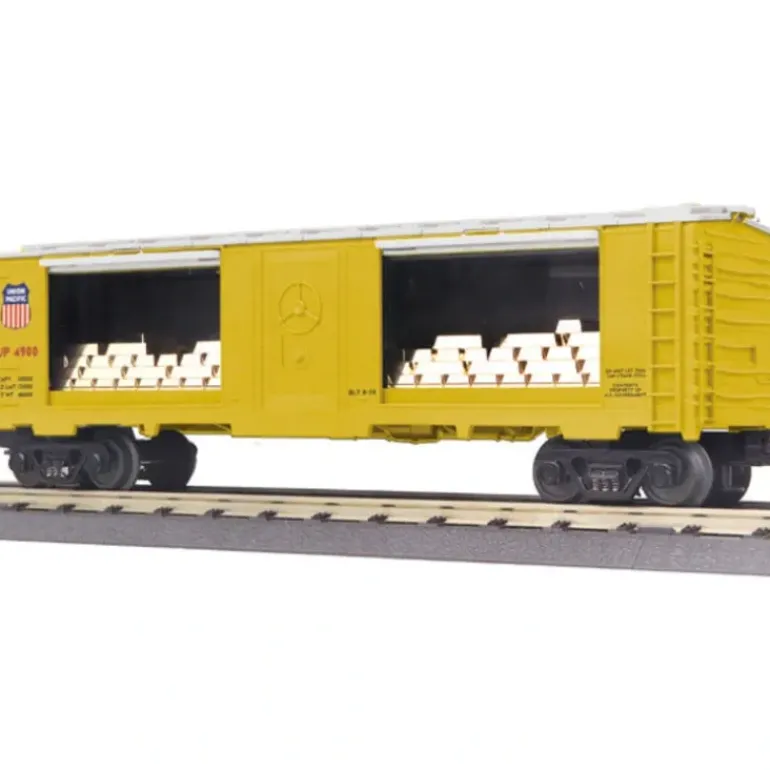 MTH 30-74530 O Gauge Union Pacific 40' Window Mint Boxcar w/Gold - Model Train Junction: Quality Parts and Art Supplies
