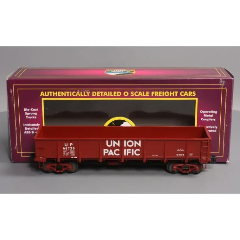 MTH 20-98098 O Gauge Union Pacific 55-Ton All Steel Drop-Bottom Gondola #66720 - Model Train Junction: Quality Parts and Art Supplies