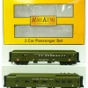 MTH 30-69047 O Gauge U.S. Army 60' Madison Combo/Diner Passenger Set (Set of 2) - Model Train Junction: Quality Parts and Art Supplies