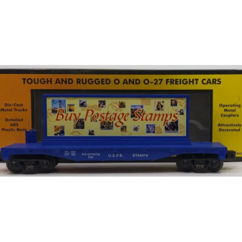 MTH 30-76029 O Gauge U.S.P.S Flatcar with Billboard NIB - Model Train Junction: Quality Parts and Art Supplies
