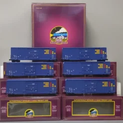 MTH 20-90418 O Golden West Services 50 High Cube Box Car Set (Set of 6) - Model Train Junction: Quality Parts and Art Supplies